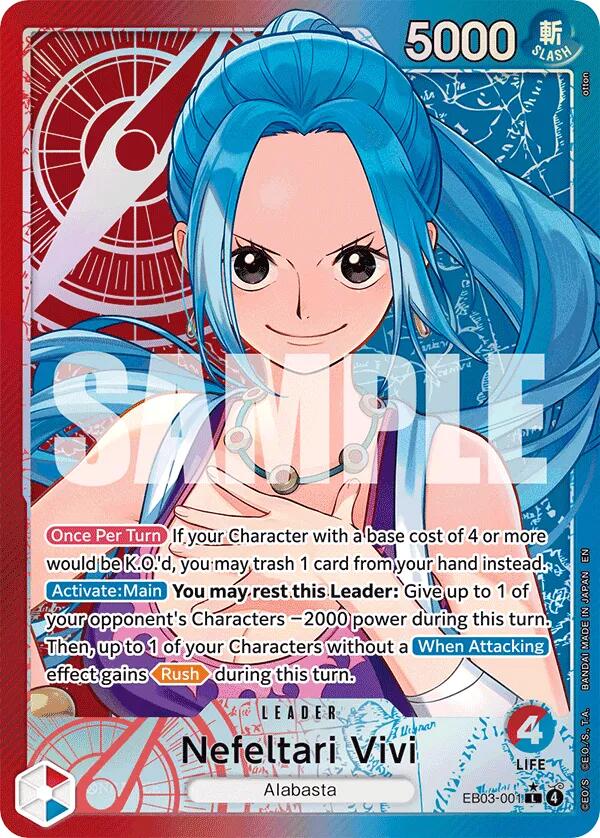 Nefeltari Vivi - 001 (Alternate Art) [Extra Booster: One Piece Heroines Edition]