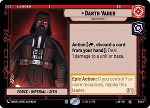 Image for Darth Vader - Unstoppable (11/264) - Star Wars: Unlimited