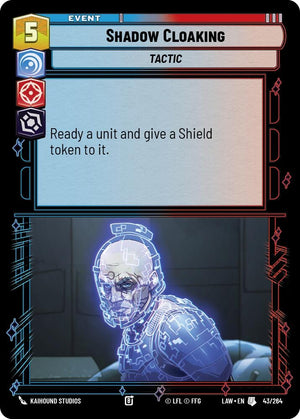 Image for Shadow Cloaking (43/264) - Star Wars: Unlimited
