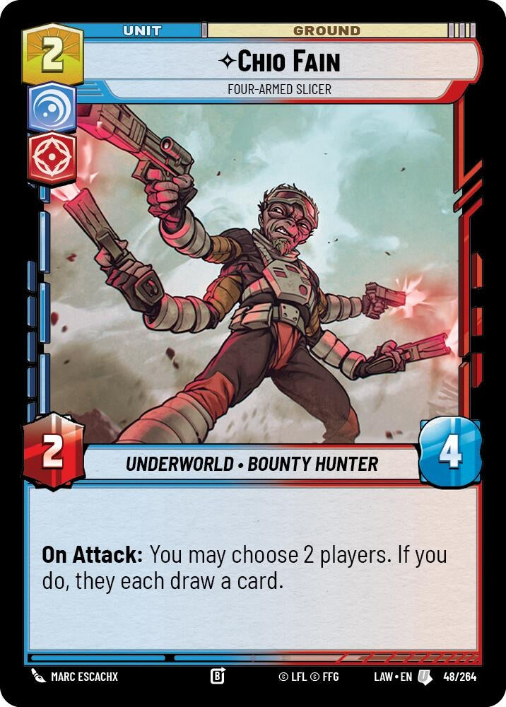 Image for Chio Fain - Four-Armed Slicer (48/264) - Star Wars: Unlimited