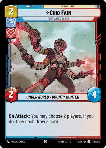 Image for Chio Fain - Four-Armed Slicer (48/264) - Star Wars: Unlimited