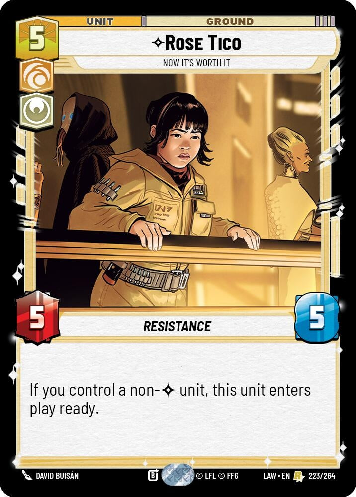 Image for Rose Tico - Now It's Worth It (223/264) - Star Wars: Unlimited