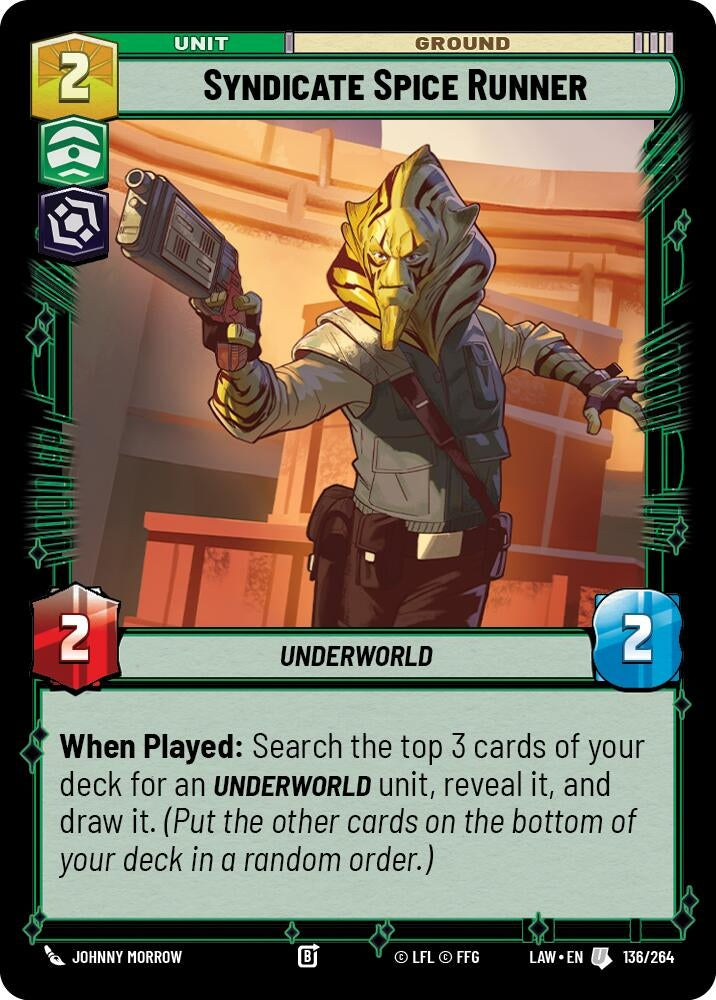 Image for Syndicate Spice Runner (136/264) - Star Wars: Unlimited