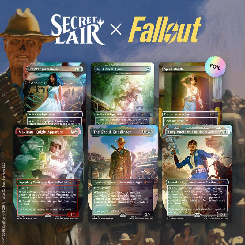 Secret Lair: Drop Series - Secret Lair x Fallout (Beyond Vault 33 - (Traditional Foil Edition)