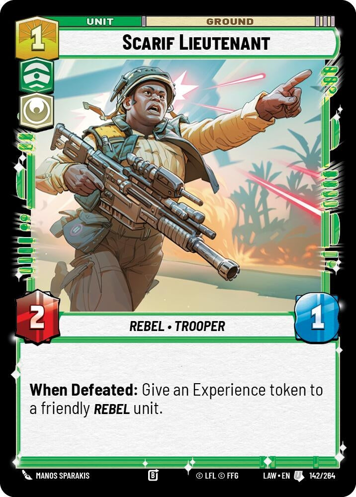 Image for Scarif Lieutenant (142/264) - Star Wars: Unlimited