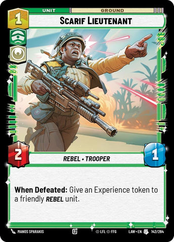 Image for Scarif Lieutenant (142/264) - Star Wars: Unlimited