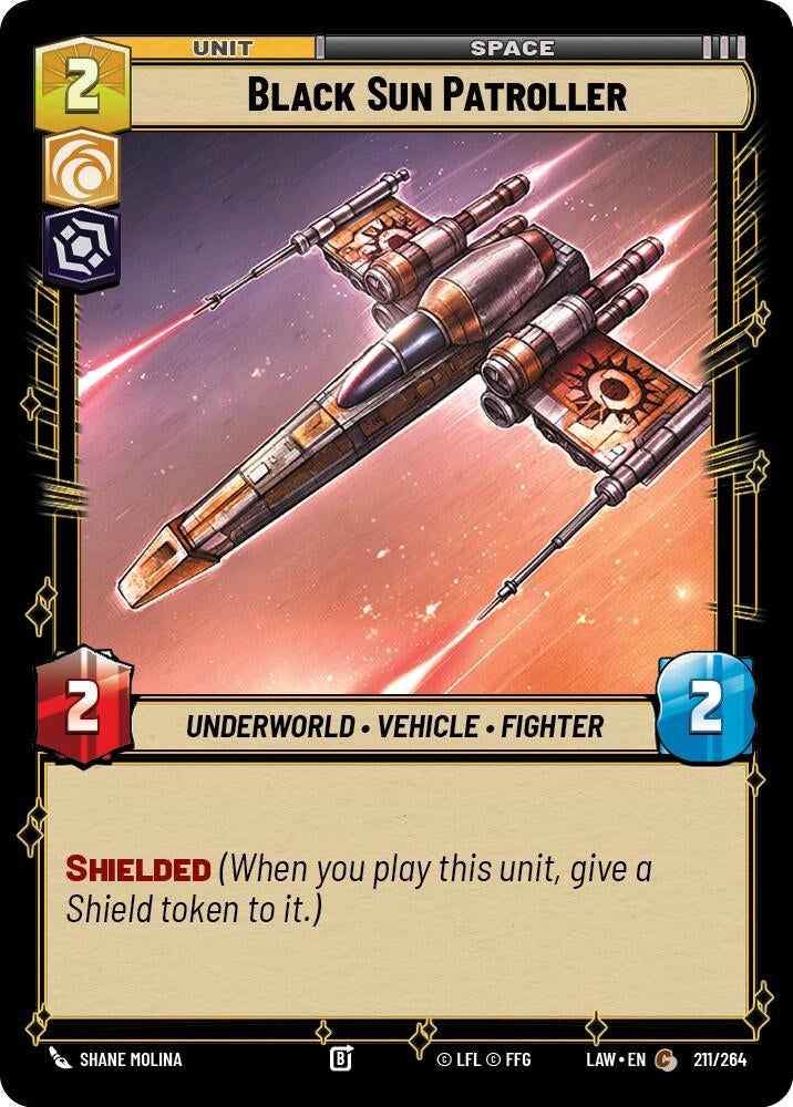 Image for Black Sun Patroller (211/264) - Star Wars: Unlimited
