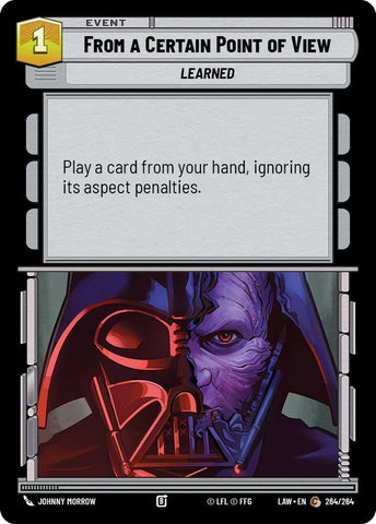 Image for From a Certain Point of View (264/264) - Star Wars: Unlimited