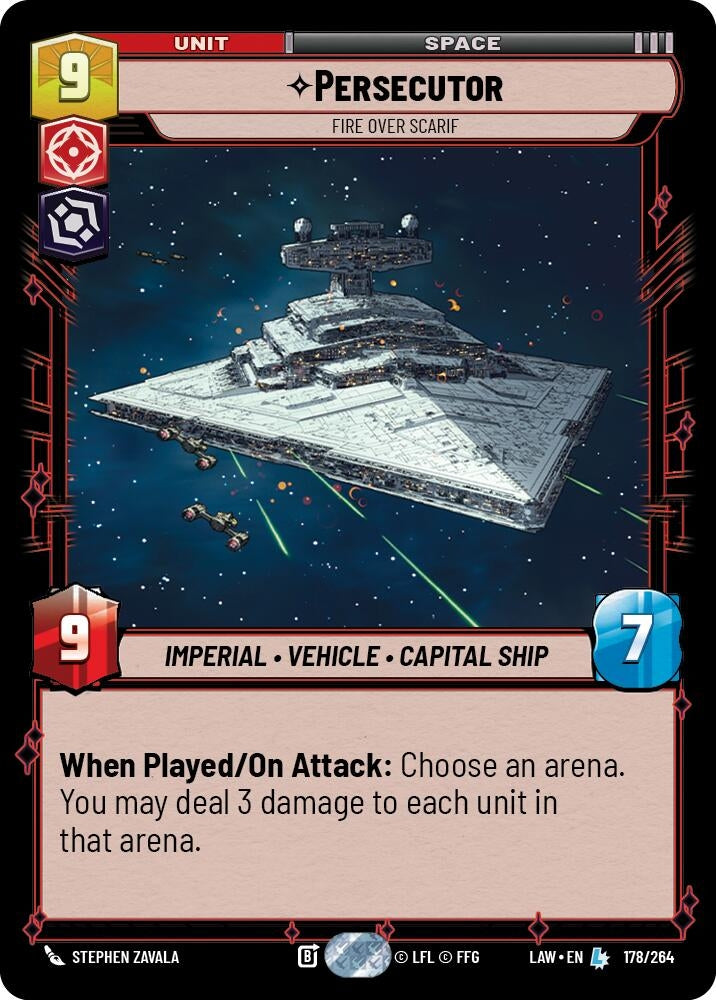 Image for Persecutor - Fire Over Scarif (178/264) - Star Wars: Unlimited