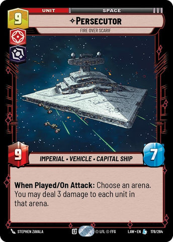 Image for Persecutor - Fire Over Scarif (178/264) - Star Wars: Unlimited