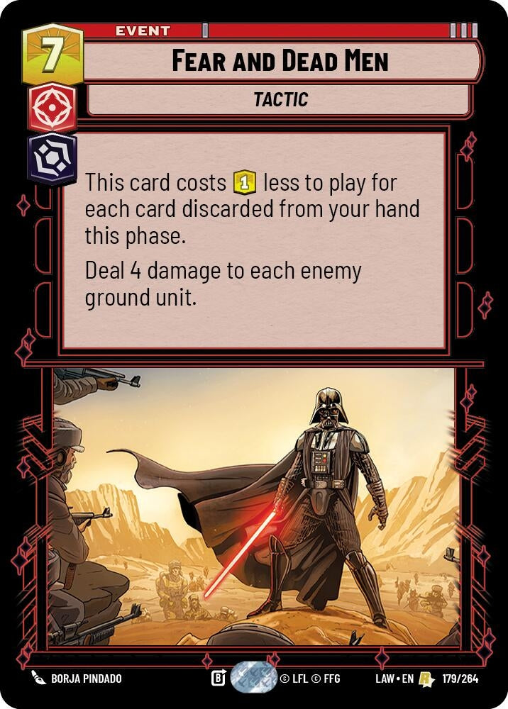 Image for Fear and Dead Men (179/264) - Star Wars: Unlimited