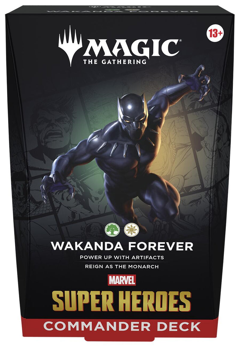 Marvel Super Heroes Commander Deck - Wakanda Forever Preorder
