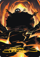 Image for Technodrome Art Card (Gold-Stamped Signature) (22) (ASTMT) - Magic: The Gathering