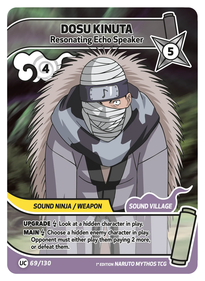 Image for Dosu Kinuta — Resonating Echo Speaker (069/130) (KSH) - Naruto Mythos TCG