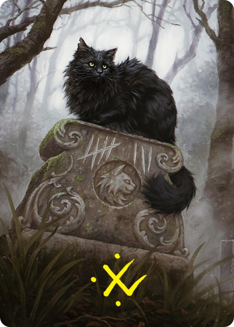 Image for Nine-Lives Familiar 2 Art Card (36/54) (Gold-Stamped Signature) (36) (ASFDN) - Magic: The Gathering