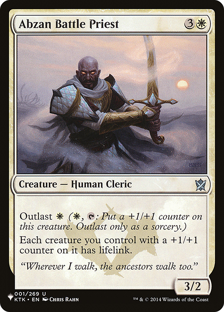 Abzan Battle Priest [The List Reprints]