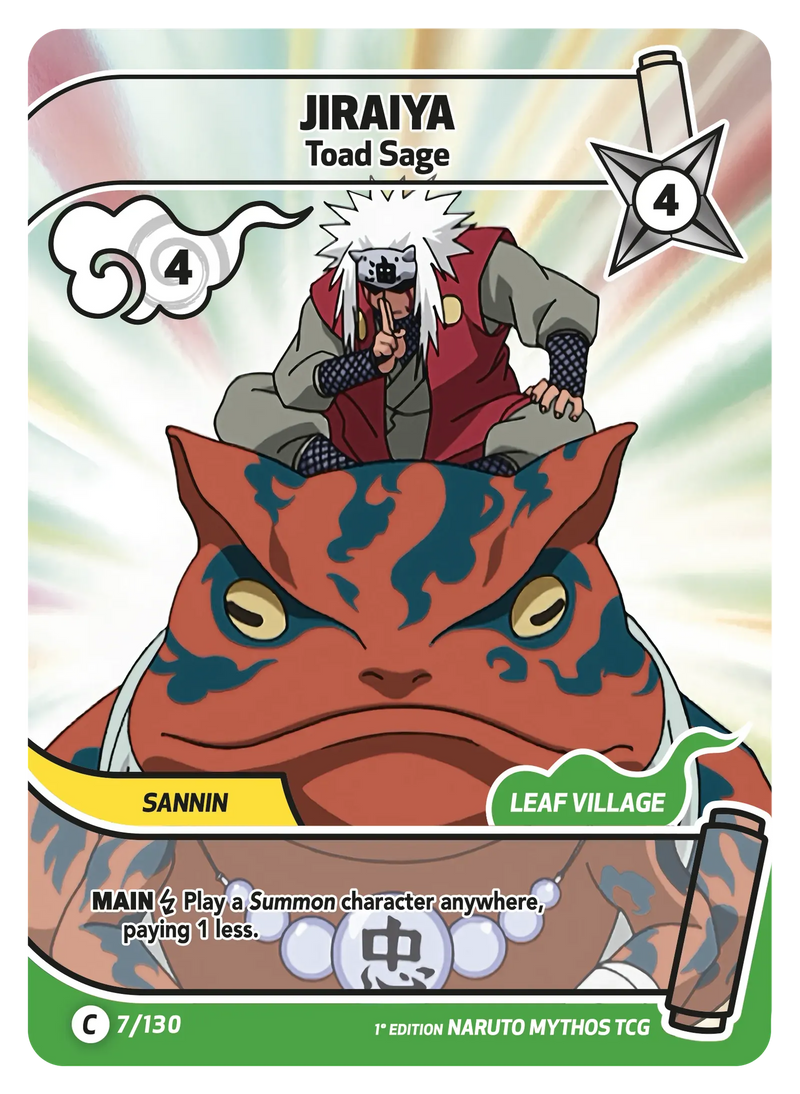Image for Jiraiya — Toad sage (007/130) (KSH) - Naruto Mythos TCG