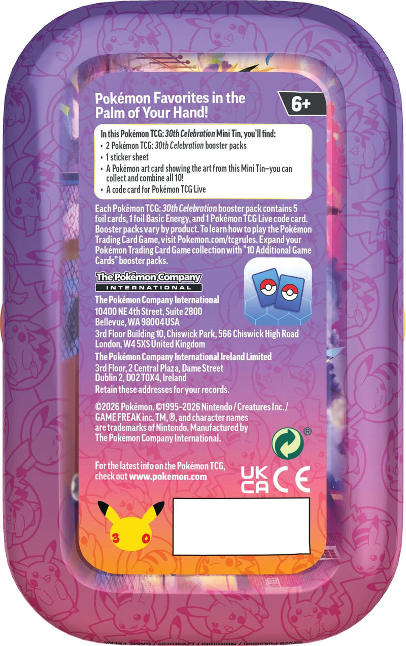 30th Celebration Mini Tin [Zapdos] Preorder - one per household