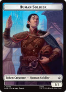 Image for Human Soldier // Treasure (0012) Double-Sided Token (2 // 12) (HOB) - Magic: The Gathering