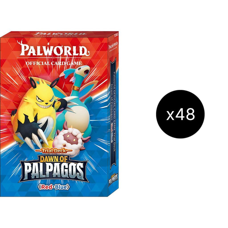 Image for Dawn of Palpagos Red•Blue Trial Deck Display Case - Palworld OFFICIAL CARD GAME
