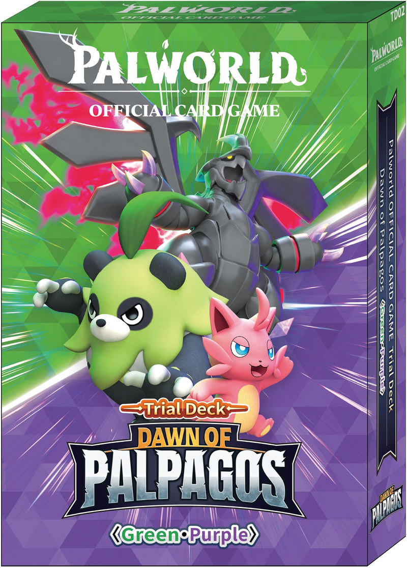 Image for Dawn of Palpagos Green•Purple Trial Deck - Palworld OFFICIAL CARD GAME