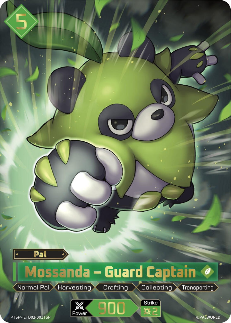 Image for Mossanda - Guard Captain (TSP) (ETD02-001TSP) (TD02) - Palworld OFFICIAL CARD GAME