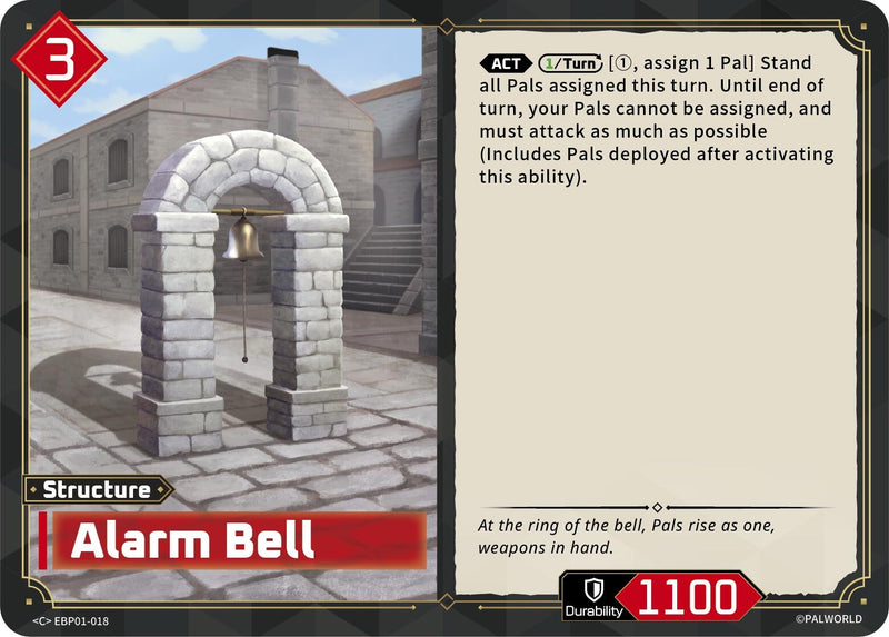 Image for Alarm Bell (EBP01-018) (BP01) - Palworld OFFICIAL CARD GAME