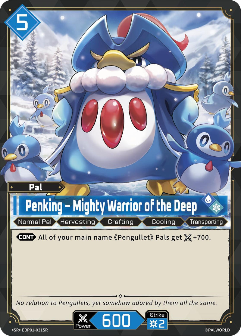 Image for Penking - Mighty Warrior of the Deep (SR) (EBP01-031SR) (BP01) - Palworld OFFICIAL CARD GAME