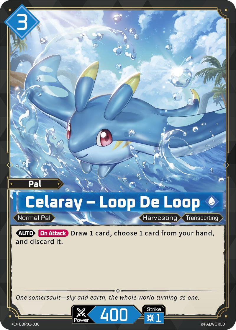 Image for Celaray - Loop De Loop (EBP01-036) (BP01) - Palworld OFFICIAL CARD GAME