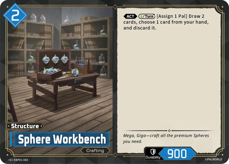 Image for Sphere Workbench (EBP01-043) (BP01) - Palworld OFFICIAL CARD GAME