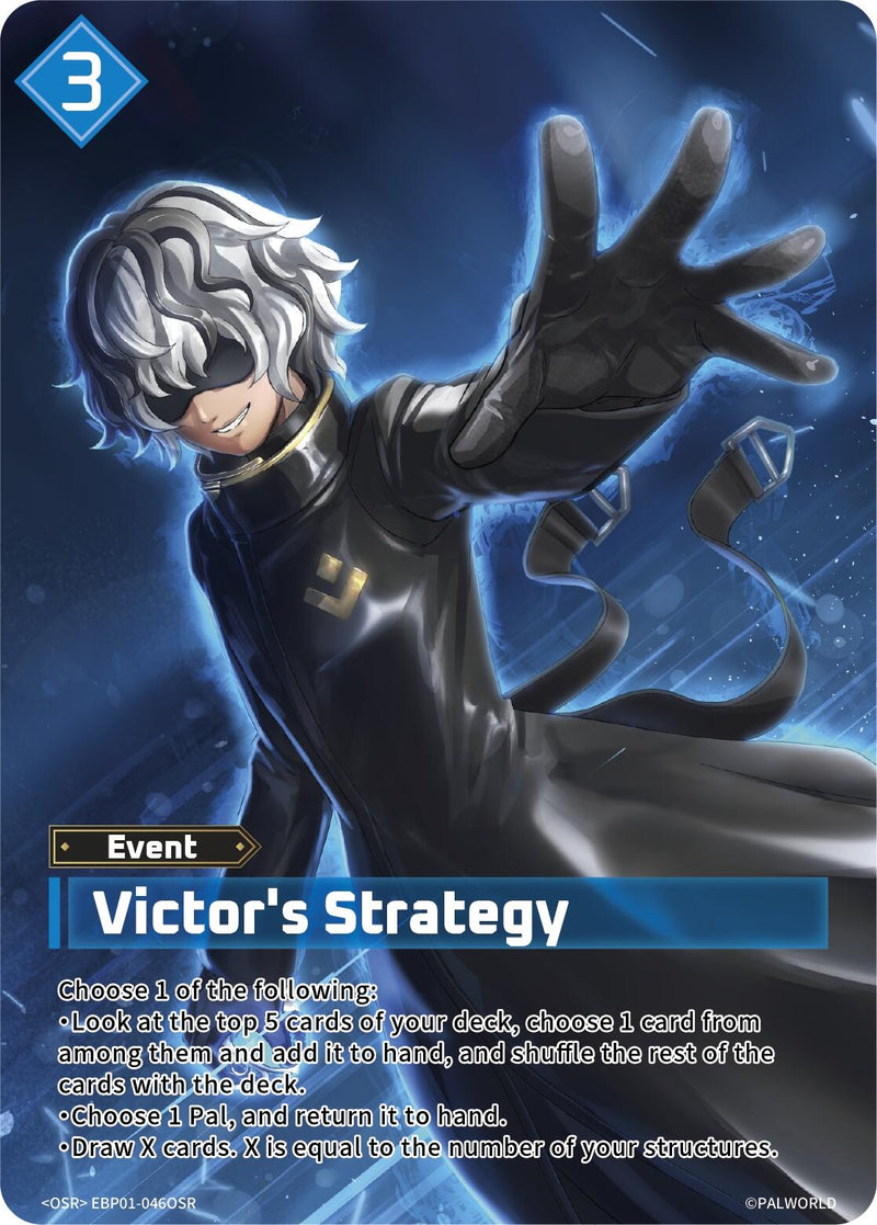 Image for Victor's Strategy (OSR) (EBP01-046OSR) (BP01) - Palworld OFFICIAL CARD GAME