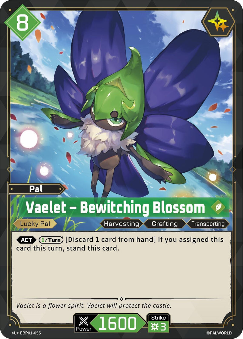 Image for Vaelet - Bewitching Blossom (EBP01-055) (BP01) - Palworld OFFICIAL CARD GAME