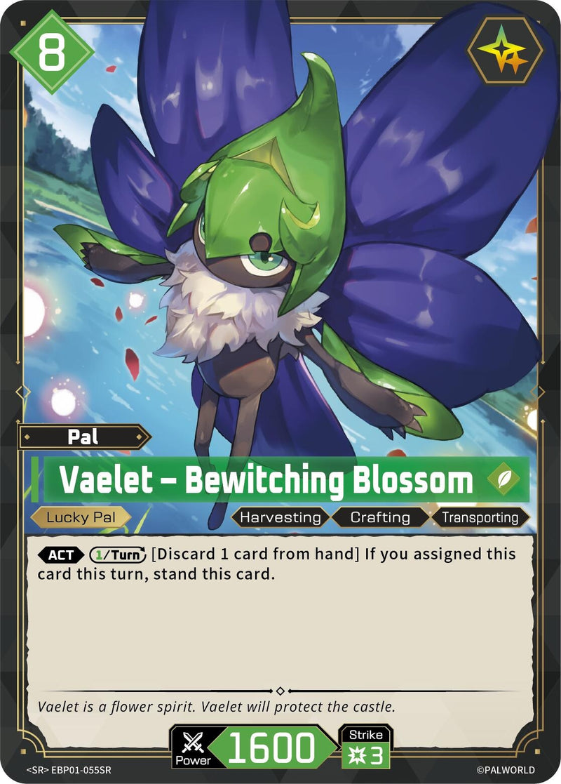 Image for Vaelet - Bewitching Blossom (SR) (EBP01-055SR) (BP01) - Palworld OFFICIAL CARD GAME