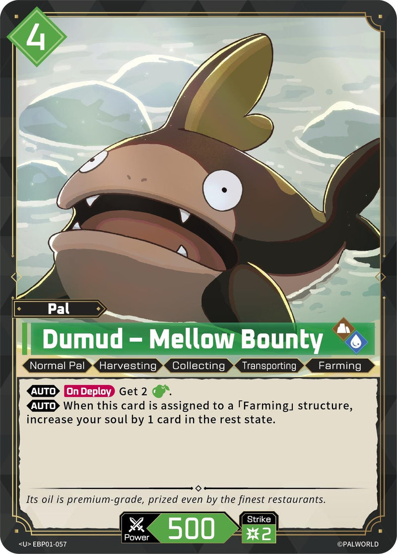 Image for Dumud - Mellow Bounty (EBP01-057) (BP01) - Palworld OFFICIAL CARD GAME