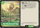 Image for No Pals Beyond Sign (EBP01-067) (BP01) - Palworld OFFICIAL CARD GAME