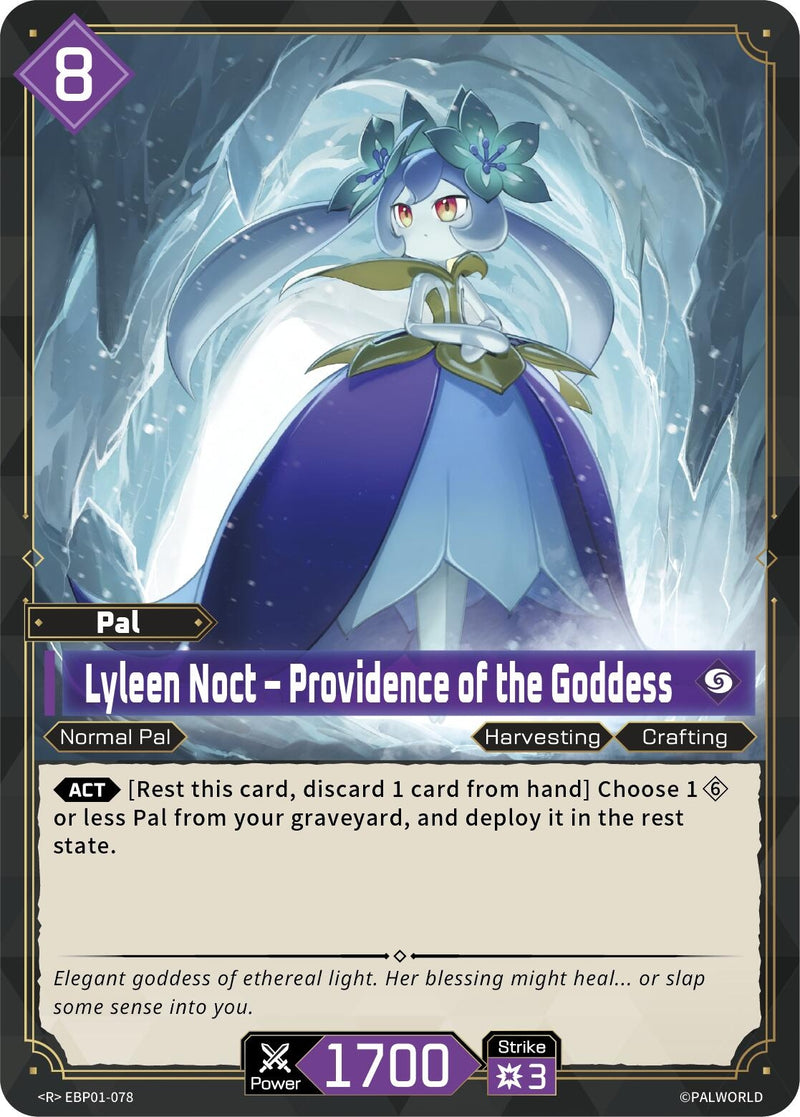 Image for Lyleen Noct - Providence of the Goddess (EBP01-078) (BP01) - Palworld OFFICIAL CARD GAME