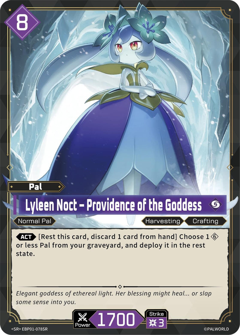 Image for Lyleen Noct - Providence of the Goddess (SR) (EBP01-078SR) (BP01) - Palworld OFFICIAL CARD GAME