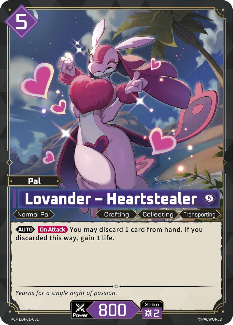 Image for Lovander - Heartstealer (EBP01-081) (BP01) - Palworld OFFICIAL CARD GAME