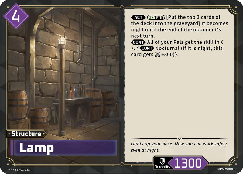 Image for Lamp (EBP01-088) (BP01) - Palworld OFFICIAL CARD GAME
