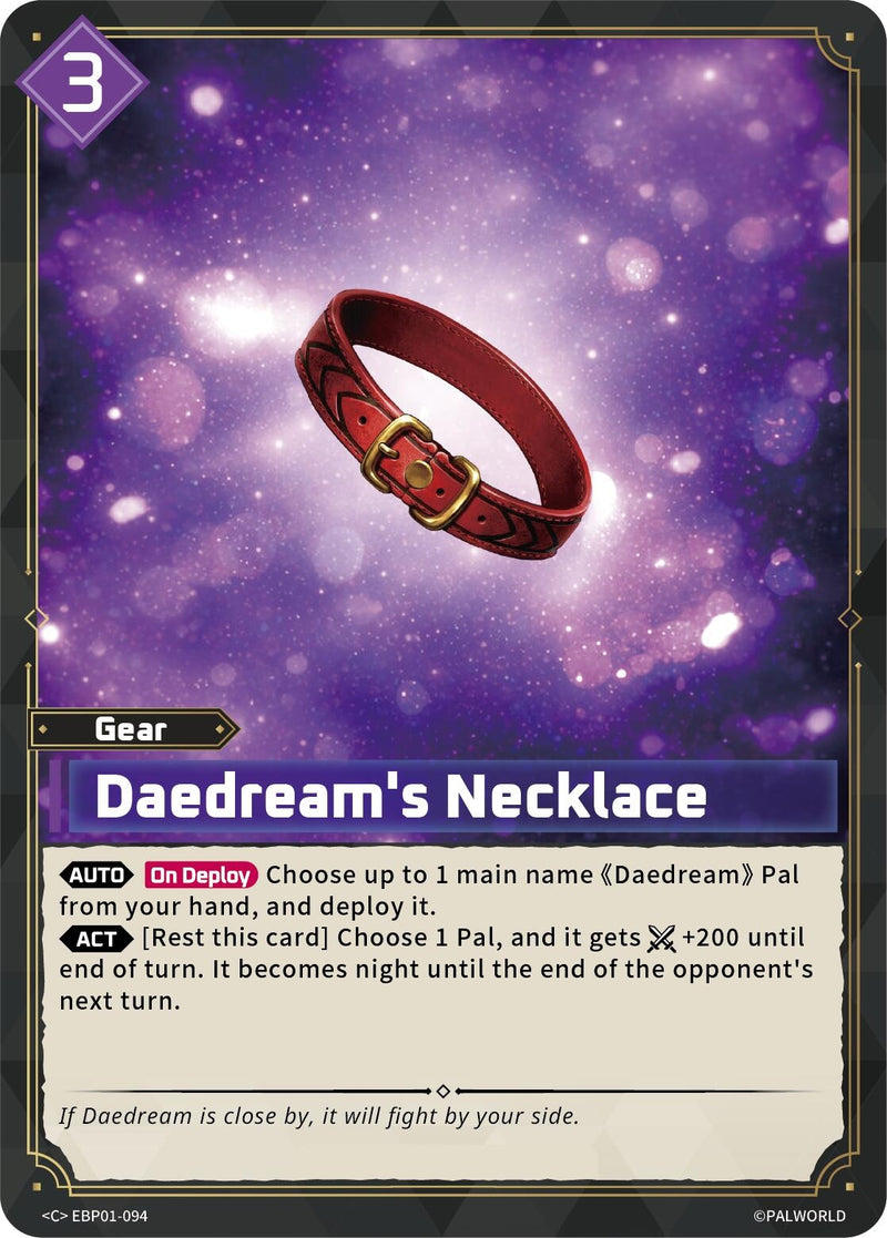Image for Daedream's Necklace (EBP01-094) (BP01) - Palworld OFFICIAL CARD GAME