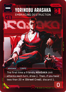Image for Yorinobu Arasaka - Embracing Destruction (B001) - Cyberpunk TCG