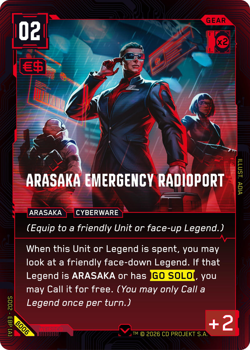 Image for Arasaka Emergency Radioport (B006) - Cyberpunk TCG