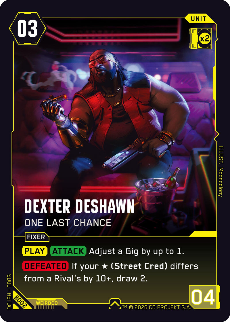 Image for Dexter DeShawn - One Last Chance (B002) - Cyberpunk TCG