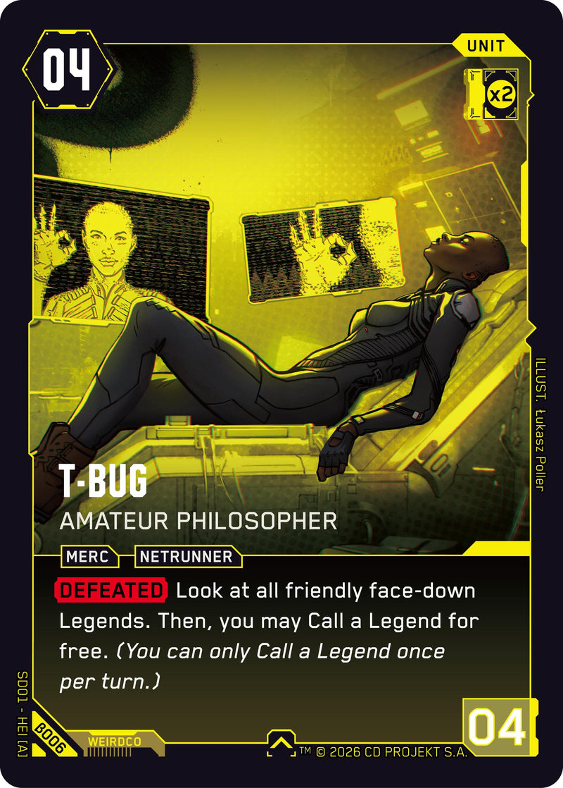 Image for T-Bug - Amateur Philosopher (B006) - Cyberpunk TCG