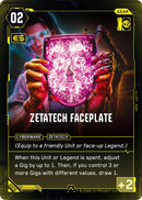 Image for Zetatech Faceplate (B009) - Cyberpunk TCG