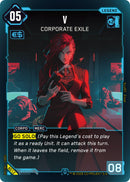 Image for V - Corporate Exile (B012) - Cyberpunk TCG