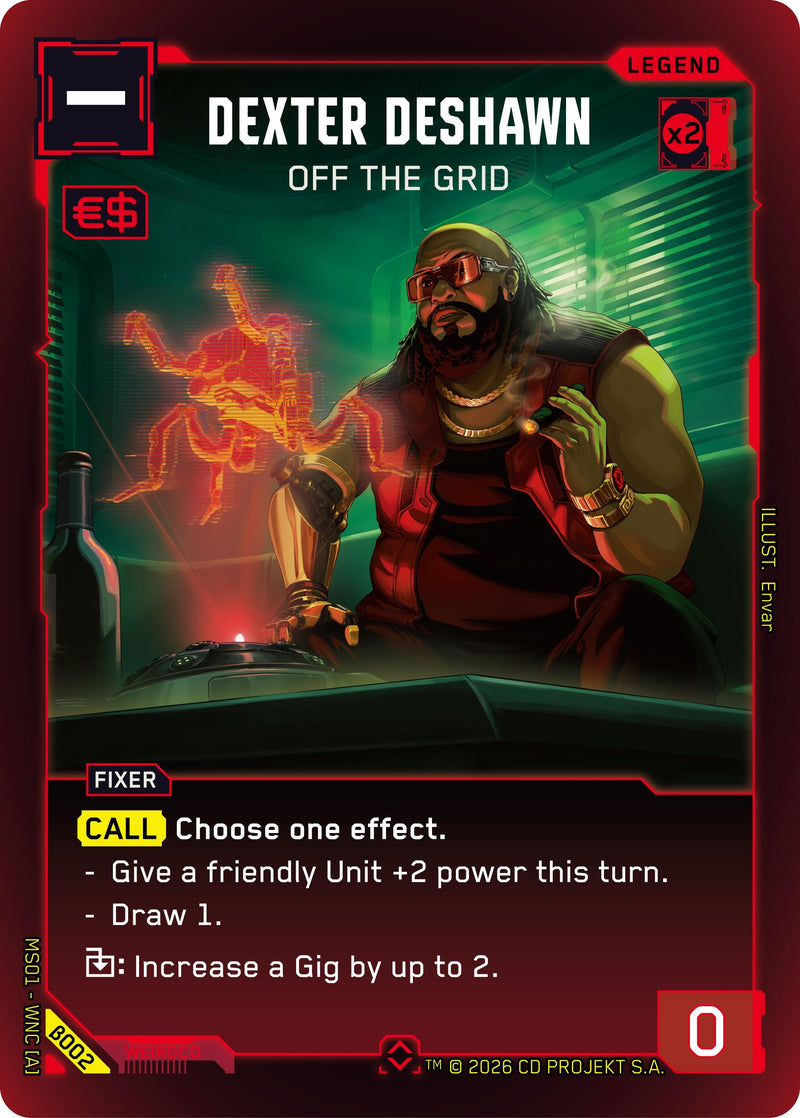 Image for Dexter DeShawn - Off the Grid (Rare) (B002) - Cyberpunk TCG