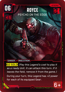 Image for Royce - Psycho on the Edge (Rare) (B004) - Cyberpunk TCG