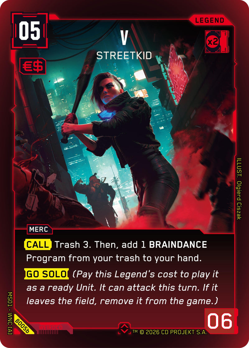 Image for V - Streetkid (b) (B005b) - Cyberpunk TCG