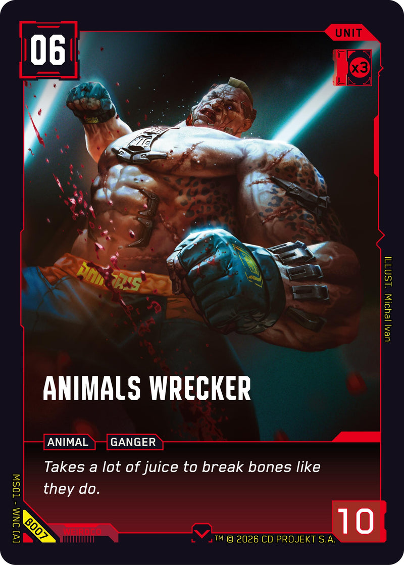 Image for Animals Wrecker (B007) - Cyberpunk TCG